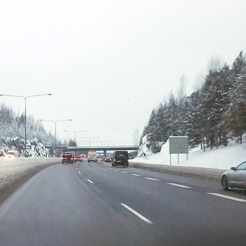 Talvinen tie, hoitoluokka Ise.